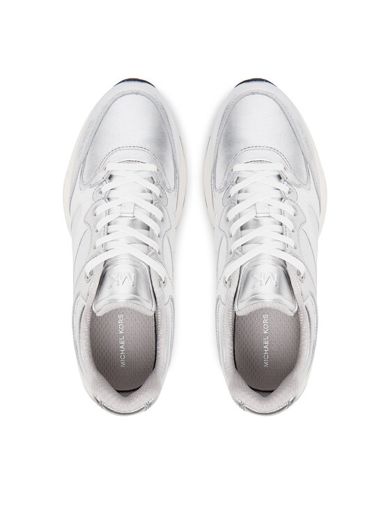 MICHAEL Michael Kors MICHAEL Michael Kors Sneakersy Riley 43S5RLFS1M Srebrny