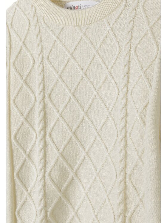 minoti minoti Sweter 27KNIT48 Écru Regular Fit