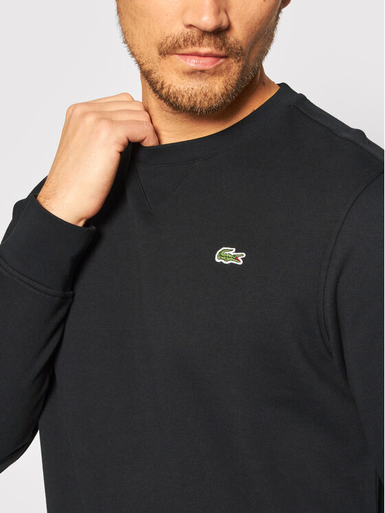 Lacoste Lacoste Μπλούζα SH1505 Μαύρο Regular Fit