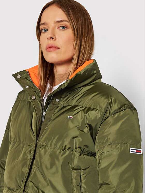 Tommy Jeans Tommy Jeans Pernata jakna Color Pop DW0DW11089 Zelena Regular Fit