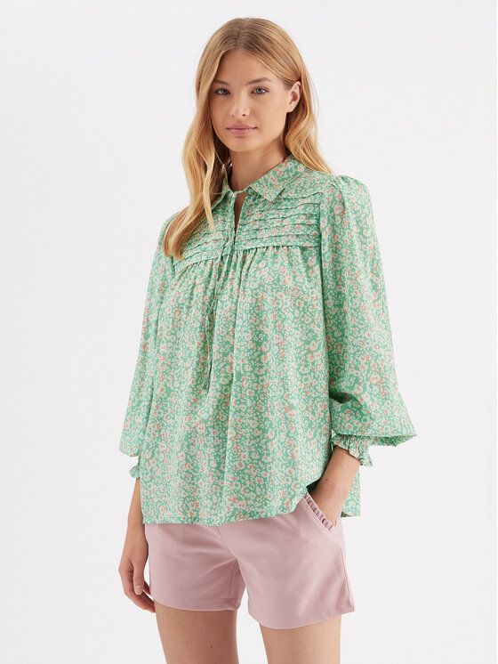 Part Two Bluză Sefina 30307563 Verde Regular Fit