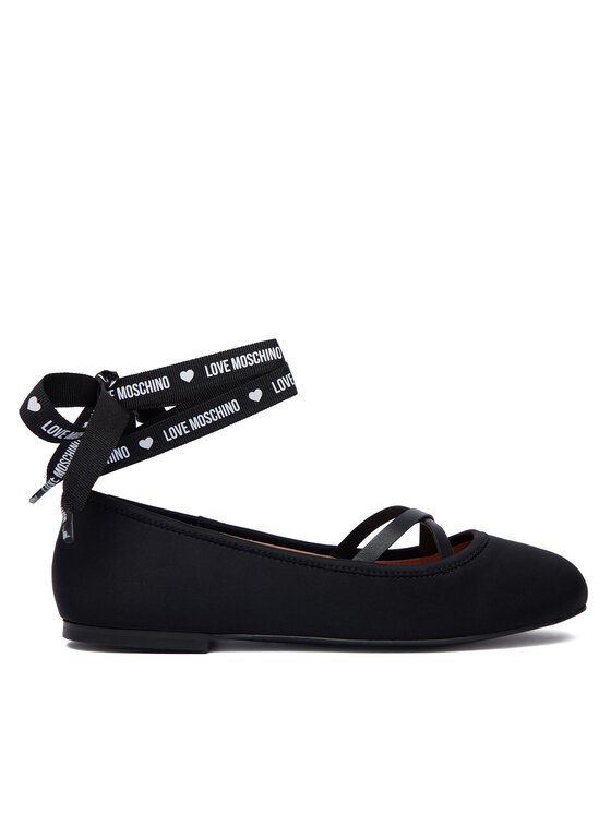 LOVE MOSCHINO Balerini JA11141G1PIM0000 Negru