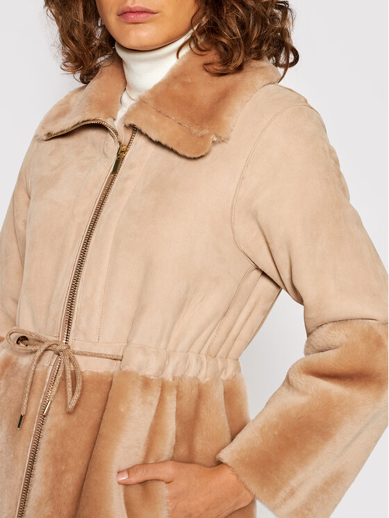 Peserico Peserico Blană naturală S21327C03 Bej Oversize