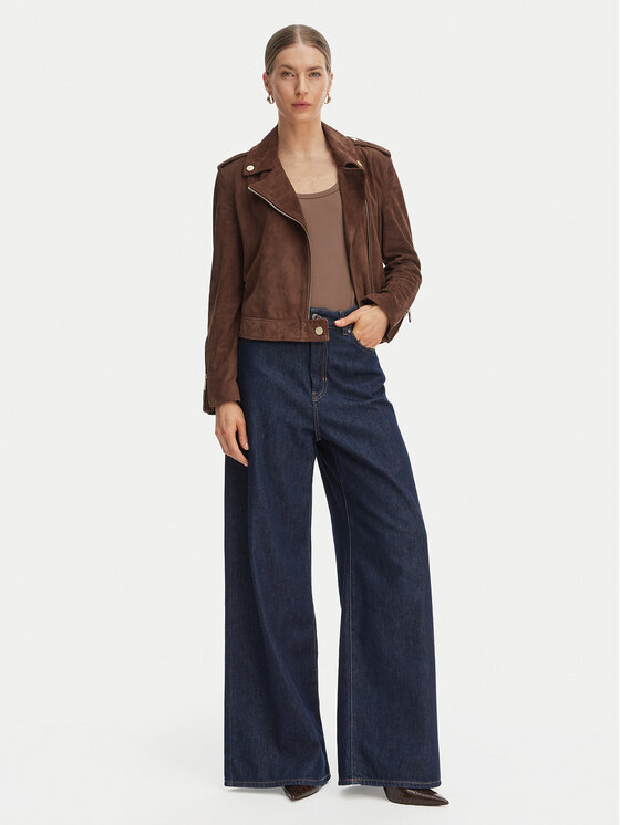 Armani Exchange Armani Exchange Шкіряна куртка XW001924 AF21549 U6136 Коричневий Regular Fit