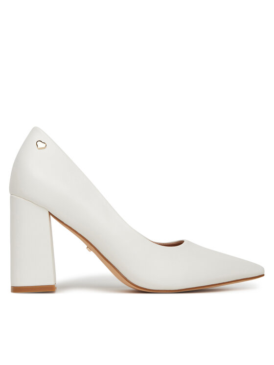 DeeZee Pumps KB-008 Weiß, Größe 38