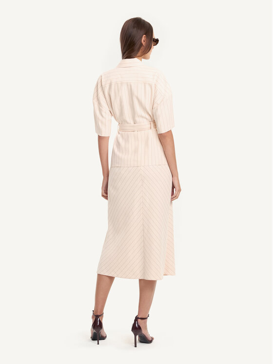 KMX KMX Spódnica trapezowa 116000001 Beżowy Flare Fit