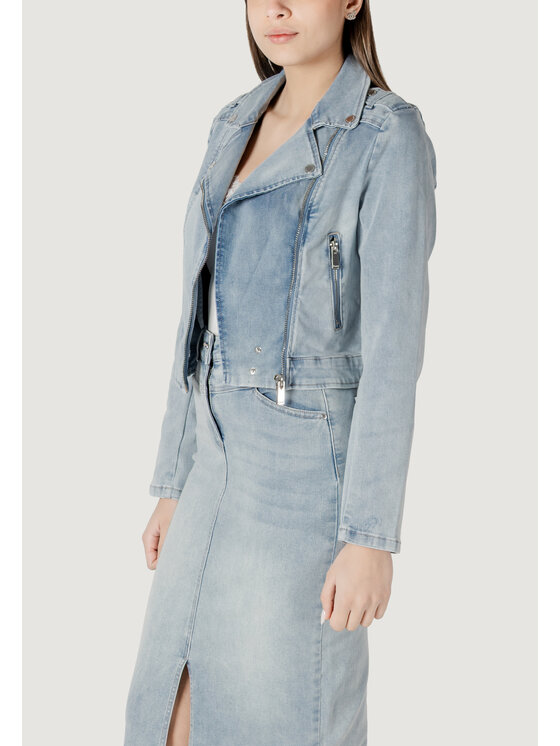 Morgan De Toi Morgan De Toi Giacca di pelle 241-VAMMY Blu To Fit