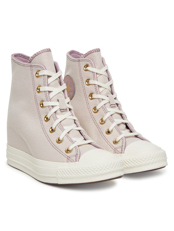 Converse Converse Trampki Chuck Taylor All Star Wedge Platform Gold A12763C Różowy