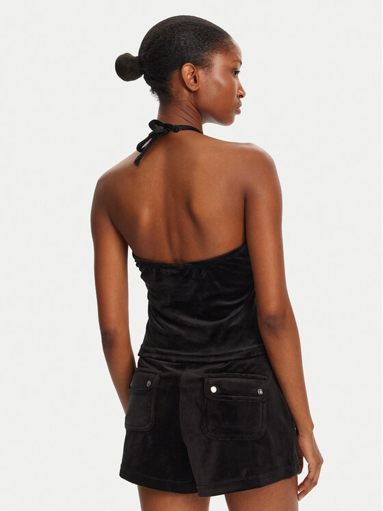 Juicy Couture Juicy Couture Top JCWCT125325 Czarny Slim Fit