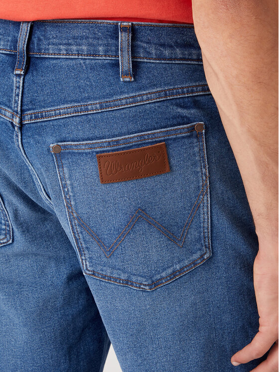 Wrangler Wrangler Szorty jeansowe Frontier W16WYLZ91 112331085 Niebieski Regular Fit