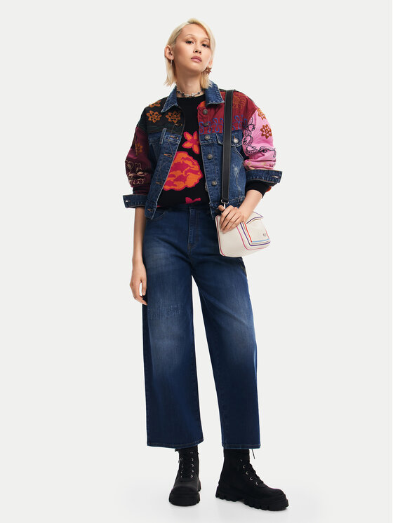 Desigual Desigual Džínsová bunda Madrid 24WWED15 Farebná Regular Fit