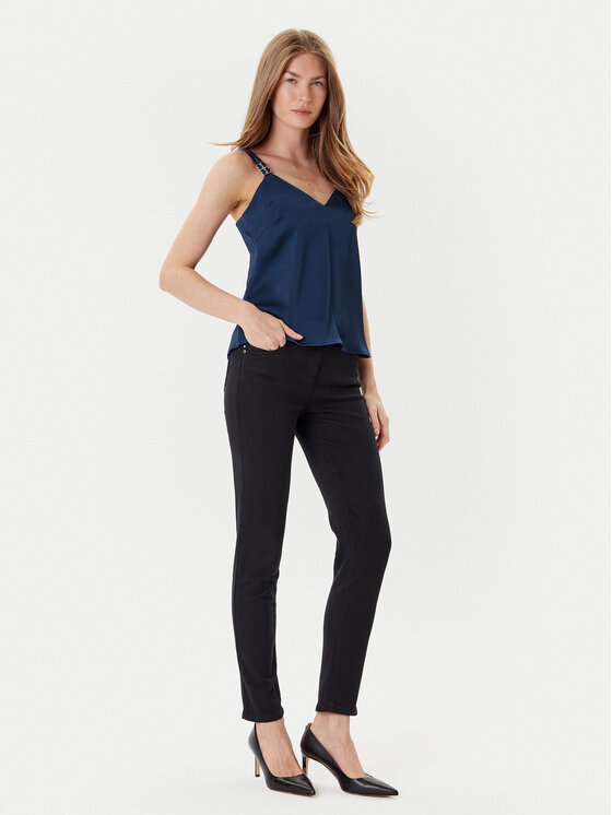 Morgan Morgan Top 242-OLAFI Plava Slim Fit