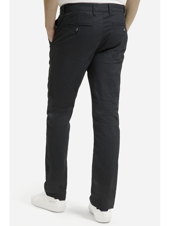 Cross Jeans Cross Jeans Chinosy F 194-282 Czarny Tapered Leg