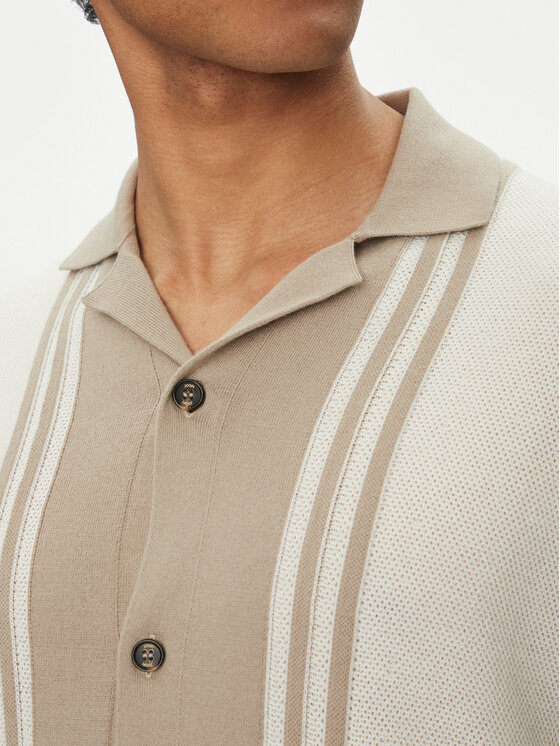 JOOP! JOOP! Koszula 17 JK-13Kamor 30045228 Beżowy Modern Fit