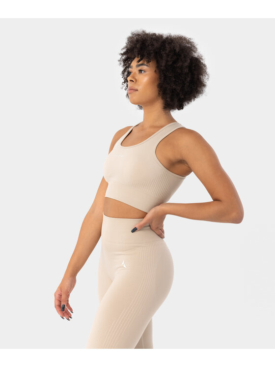 Carpatree Carpatree Top Blaze top Beżowy Fitted Fit