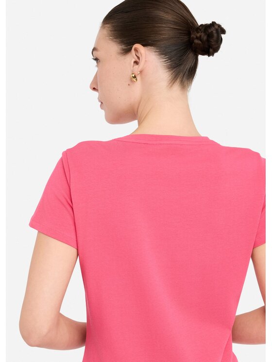 Liu Jo Liu Jo T-shirt TF5166JS003M9759 Rosso Regular Fit