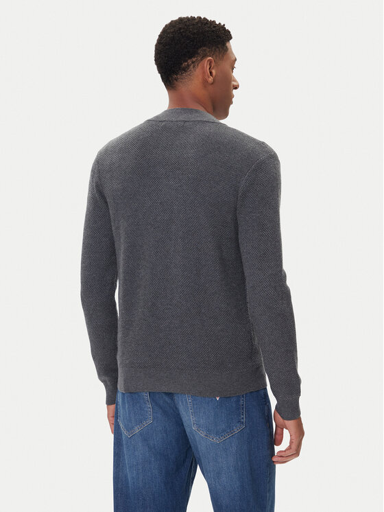 Guess Guess Cardigan M5BR10 Z0432 Grigio Regular Fit