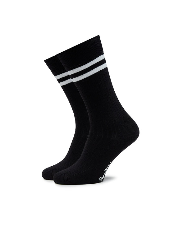 Pepe Jeans Pepe Jeans Lange Socken Rib Cr 3P PMU30024 Schwarz