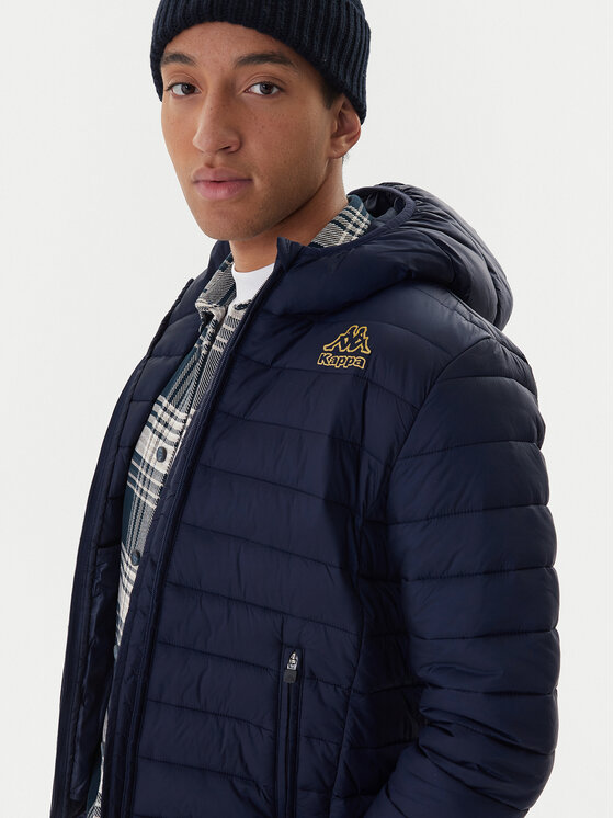 Kappa Kappa Kurtka przejściowa Logo Astrom 34243TW Granatowy Regular Fit