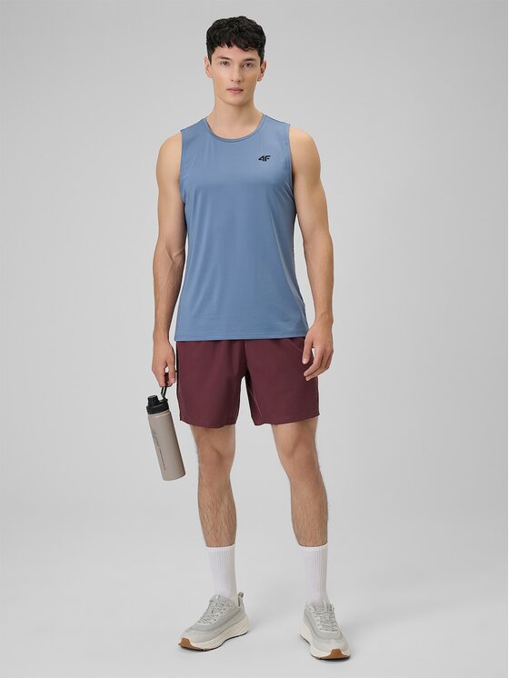 4F 4F Pantaloncini sportivi 4FRSS26TFSHM1662-60S Rosso Regular Fit
