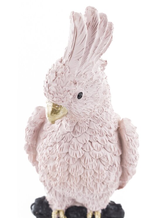 MIAhome MIAhome Figurka papuga 27x7x7 cm PAPPAGALLO-2 small Różowy