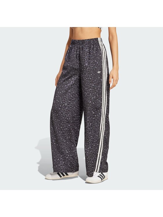 adidas Spodnie dresowe Satin KA2667 Szary Wide Leg