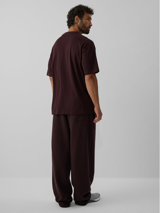 4F 4F Spodnie dresowe COMMERCIAL Brązowy ciemny Oversize