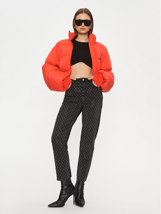 Patrizia Pepe Patrizia Pepe Зимно яке 2O0103/A358-R809 Оранжев Relaxed Fit