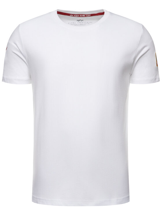 Alpha Industries Alpha Industries T-Shirt NASA T 176506 Biały Regular Fit