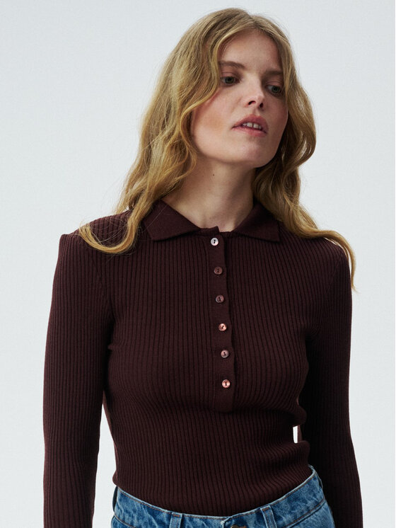 MARI PRETI MARI PRETI Maglione Grace Marrone Regular Fit