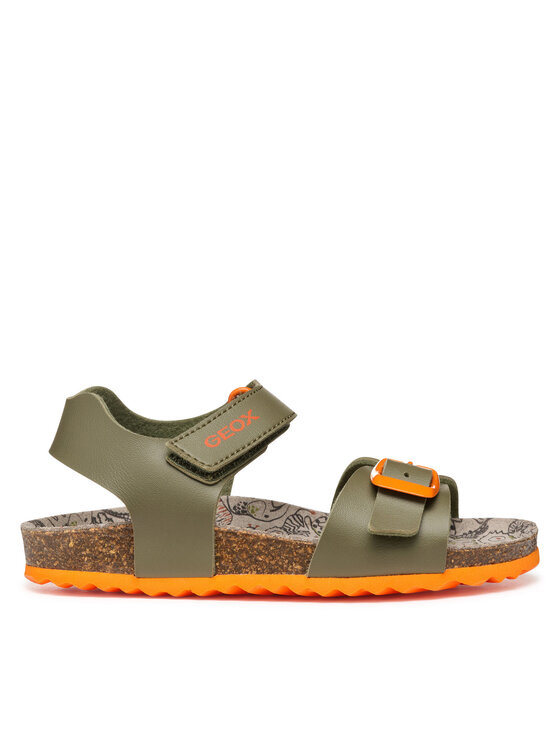 Geox Sandále J Ghita J028LB 0009F C0623 M Kaki