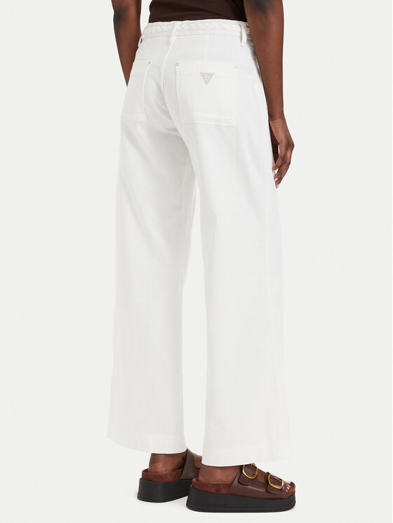 Guess Guess Teksad W6GB15 W1886 Kreemjas Wide Leg