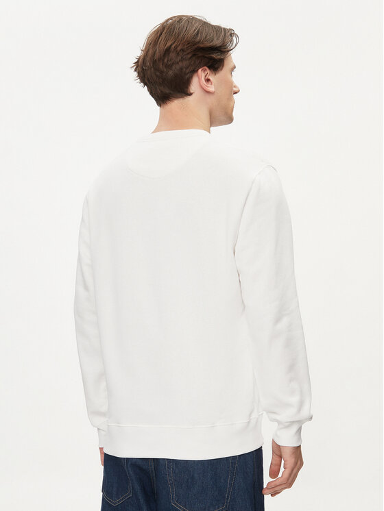 Pepe Jeans Pepe Jeans Felpa Ruwan PM582669 Bianco Regular Fit