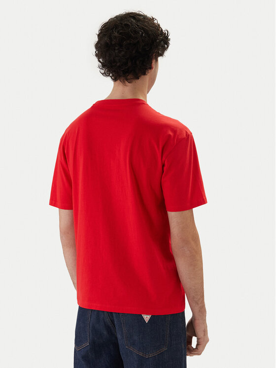 Guess Guess Tricou F6GI11 K8HM4 Roșu Regular Fit