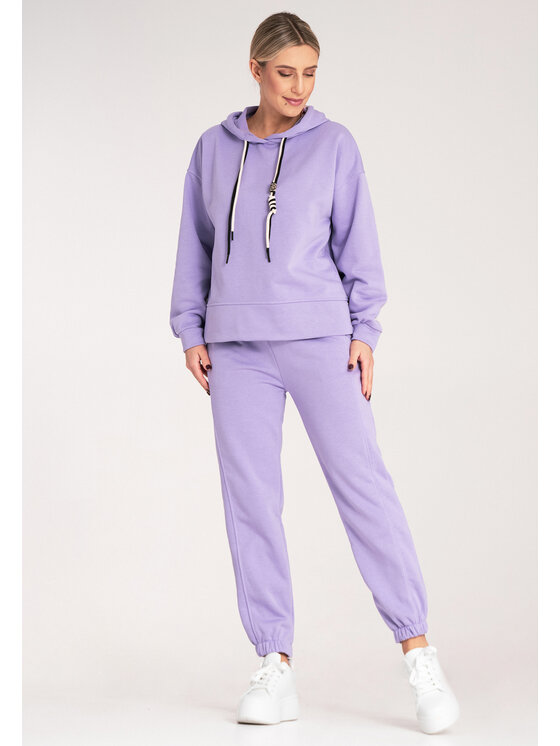FIGL FIGL Komplet dresowy M1126 Fioletowy Regular Fit