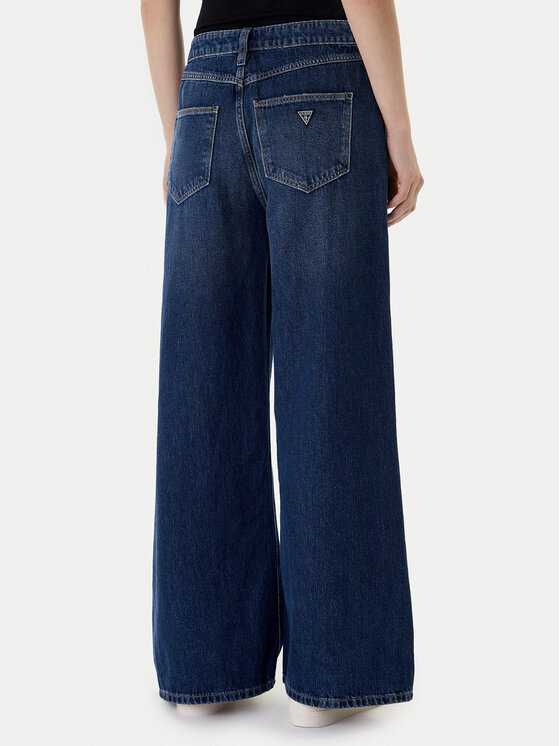 Guess Guess Jeansy W6RA82 D3Y0L Modrá Wide Fit
