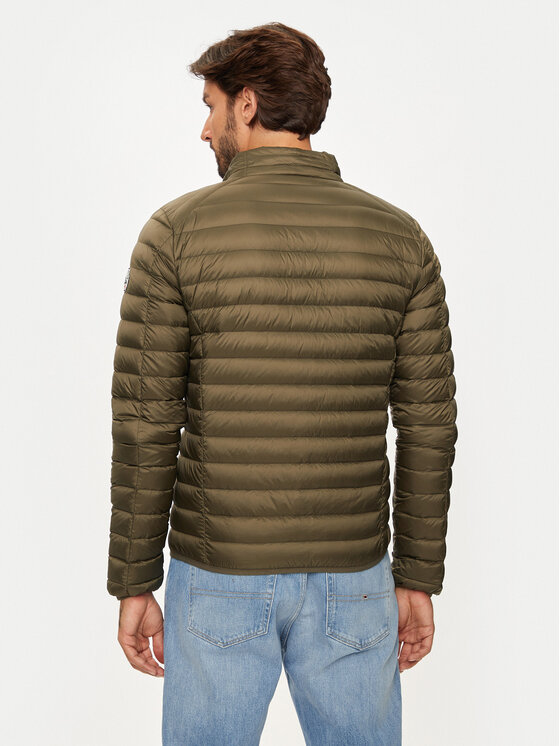 Jott Jott Geacă din puf Mat P000MDOW02 Verde Slim Fit