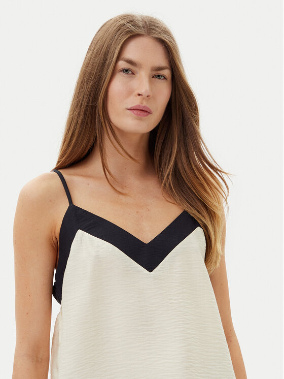 Vero Moda Vero Moda Top Denise 10329790 Bej Regular Fit