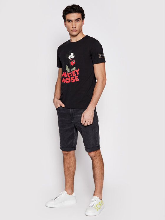 T-shirt X DISNEY 21EI1P0F0116309 Nero Regular Fit