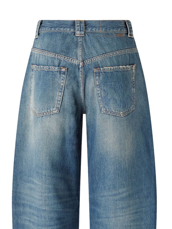 PINKO PINKO Τζιν Eloise egg ocean wave denim Μπλε Regular Fit