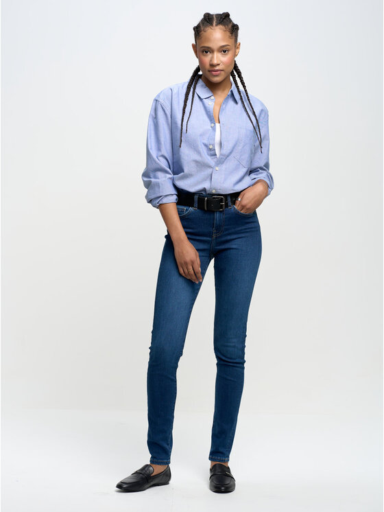 BIG STAR BIG STAR Jeansy adela_358 Niebieski Skinny Fit