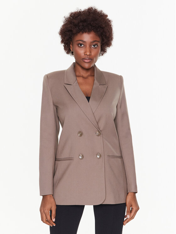Gestuz Gestuz Sakko Paula 10905913 Beige Relaxed Fit