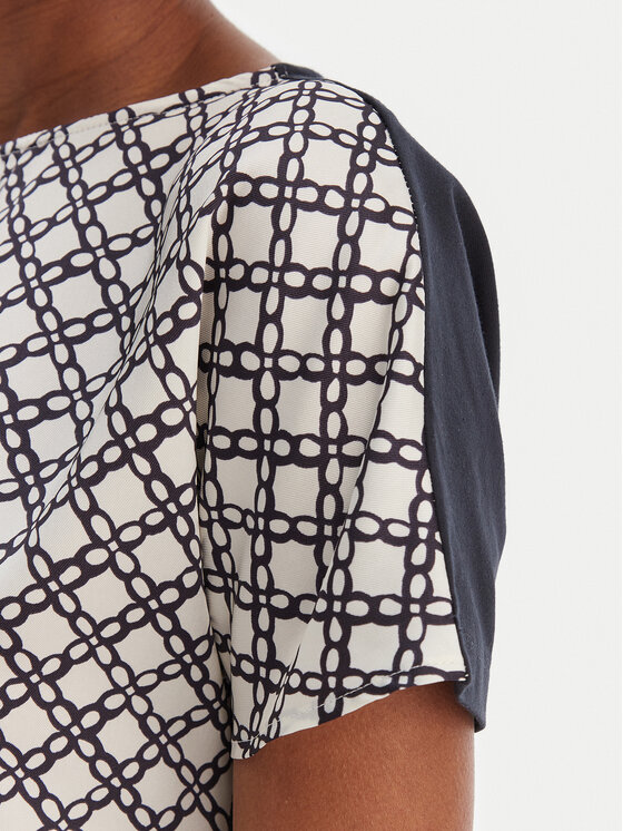 Marella Marella Μπλουζάκι Sansa 2615111071 Μαύρο Regular Fit