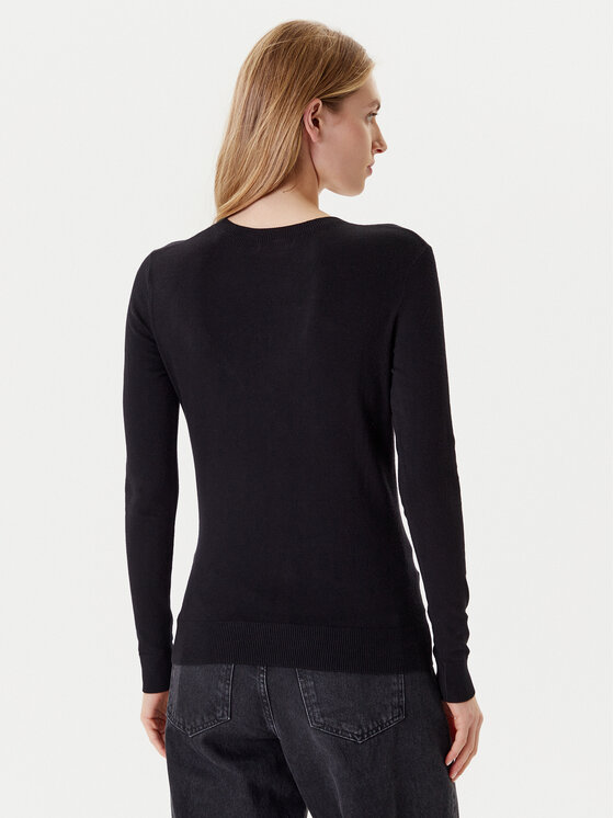 Guess Guess Pulover W5YR23 Z2NQ2 Negru Regular Fit