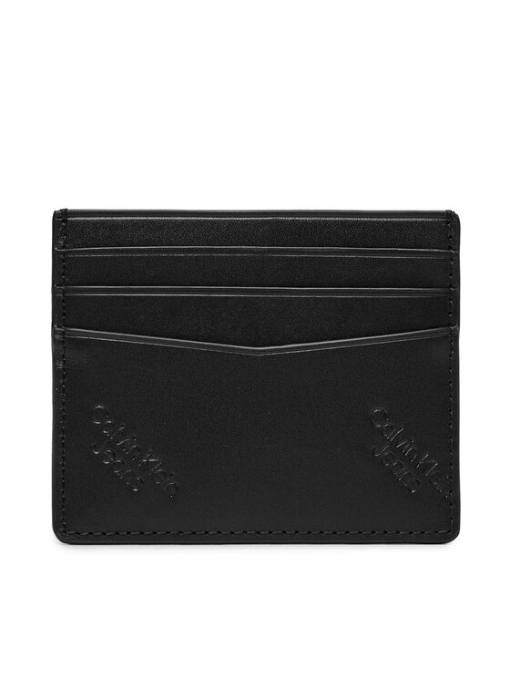Calvin Klein Jeans Etui za kreditne kartice Logo Print Cardcase 6Cc K50K511817 Črna