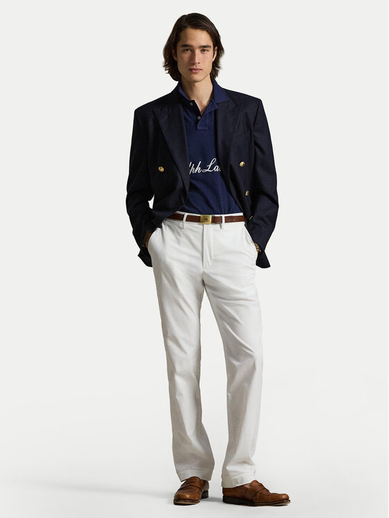 Polo Ralph Lauren Polo Ralph Lauren Поло 710P07311001 Cиній Custom Slim Fit