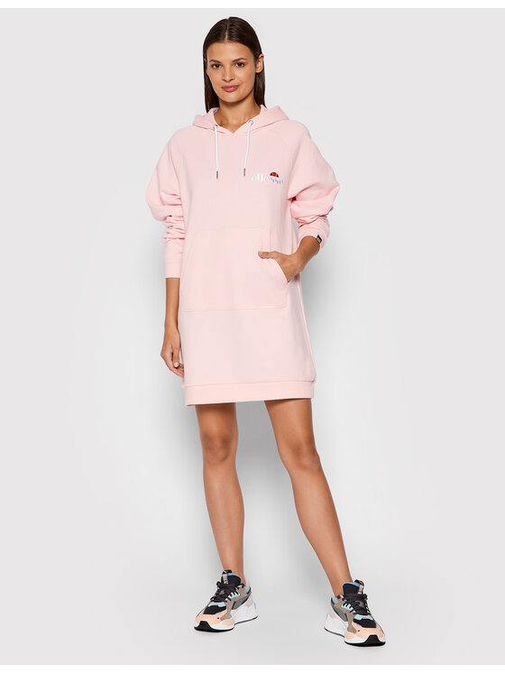 Ellesse Ellesse Sukienka dzianinowa Honey SGK13289 Różowy Relaxed Fit