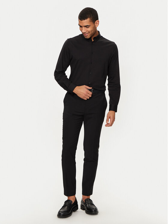 Calvin Klein Calvin Klein Πουκάμισο K10K113339 Μαύρο Regular Fit