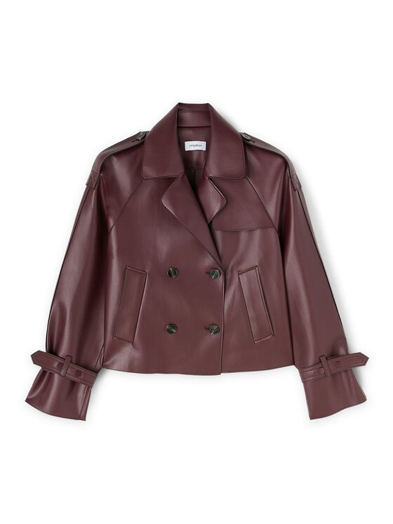 Motivi Motivi Giacca in similpelle R305W100151N036 Bordeaux Regular Fit