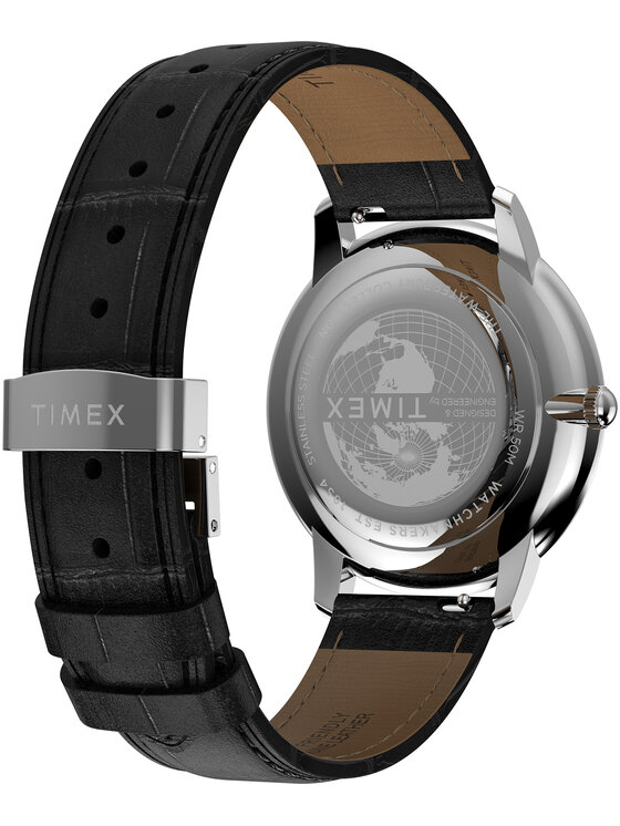 Timex Timex Ρολόι TW2Y23200 Μαύρο